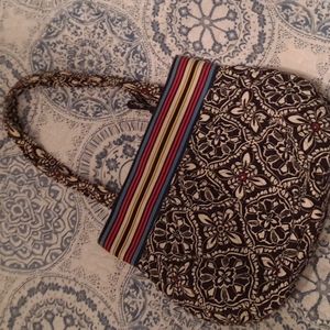 Vera Bradley "Barcelona" print hobo shoulder bag
